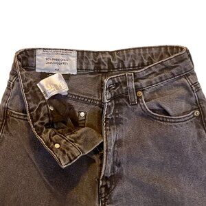 H&M 90’s Baggy Jeans Black Denim | Size 2 | High Waist Vintage Style